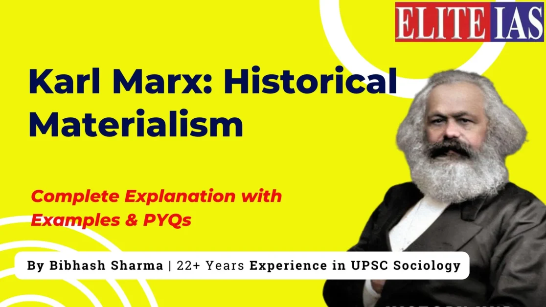 Karl Marx Historical Materialism explained for UPSC Sociology Optional