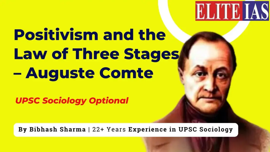 Positivism and Law of Three Stages-Auguste Comte